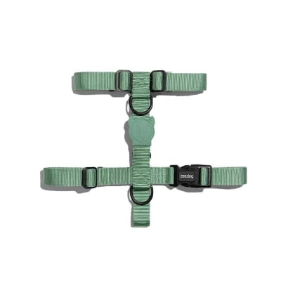 ZEE DOG ARMY GREEN H HARNESS1