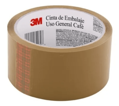 CINTA EMBALAJE CAFE 48MM x 40YD - 3M