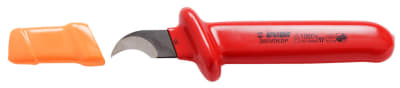 CUCHILLO PELACABLE CURVO 180 MM 1000V (678096) - UNIOR