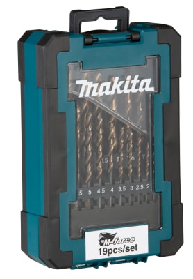 JUEGO BROCAS METAL HSS 19 PZS SET 1 - 10 MM (D-67583) - MAKITA1