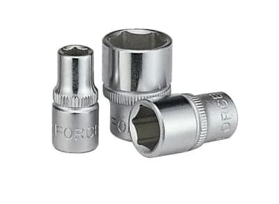 DADO HEX. CROMADO 1/4