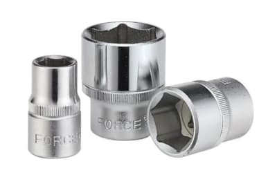 DADO HEX. CROMADO 1/2