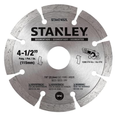 DISCO DIAMANTADO SEGMENTADO - STANLEY