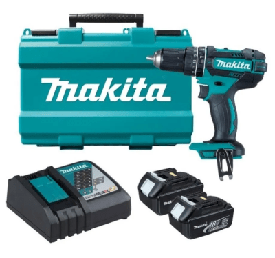 TALADRO PERCUTOR INALAMBRICO 13MM INC CARG Y BAT (DHP482RFE) - MAKITA