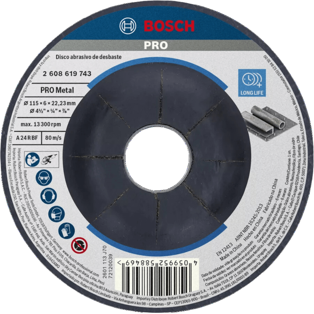DISCO DESBASTE METAL - BOSCH 1