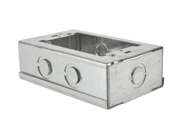 CAJA CHUQUI METALICA PREGALVANIZADA 5/8