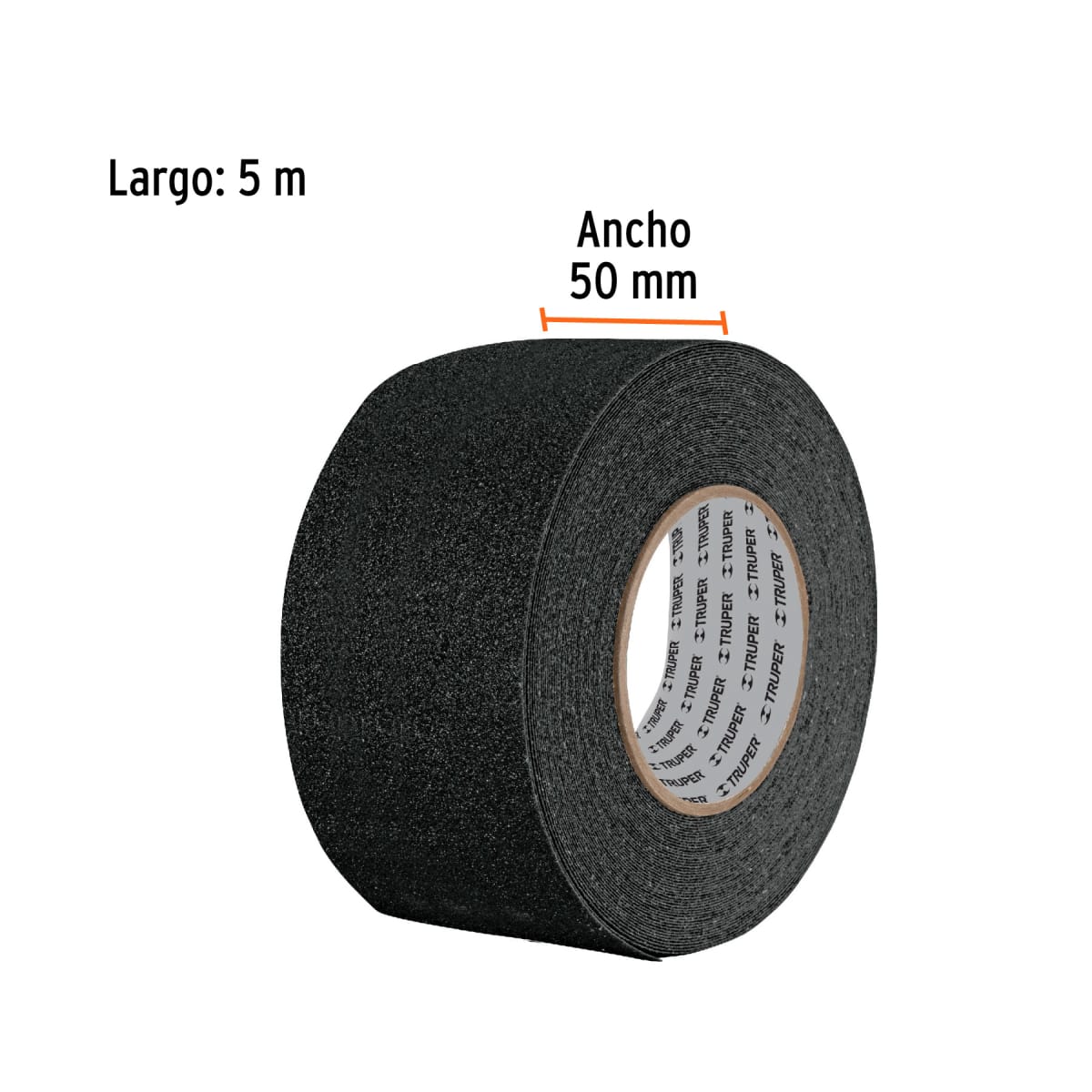 CINTA ANTIDERRAPE NEGRO FOTOLUMINISCENTE 50 MM X 5M (CIA-25N) - TRUPER 2