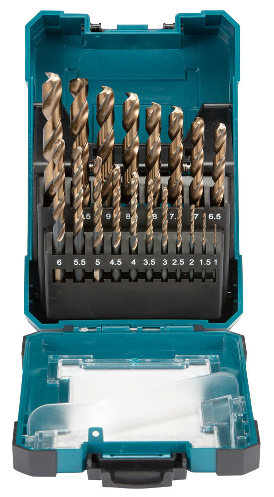 JUEGO BROCAS METAL HSS 19 PZS SET 1 - 10 MM (D-67583) - MAKITA2