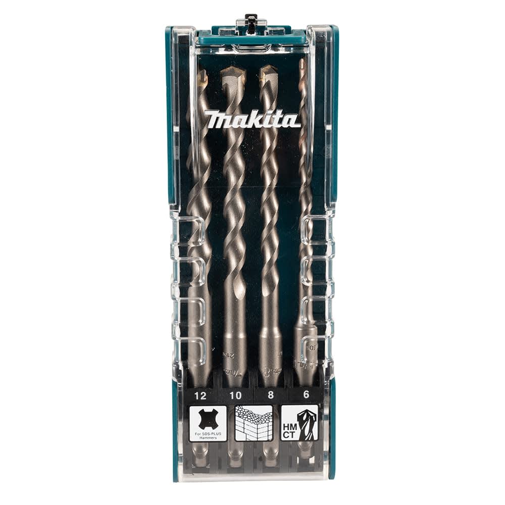 JUEGO BROCAS SDS PLUS 6-8-10-12MM (D-74756) - MAKITA 0