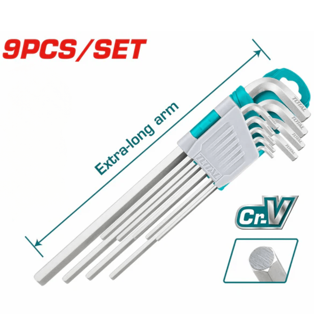 JUEGO LLAVE ALLEN HEX 1.5 - 10 MM 9 PIEZAS (THT106192)2