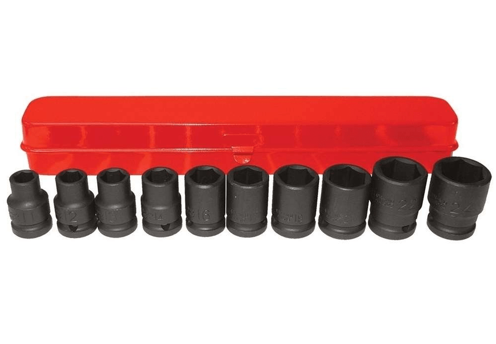 JUEGO DADOS IMPACTO []1/2'' DE 11 A 24 MM. (4109) - FORCE 0