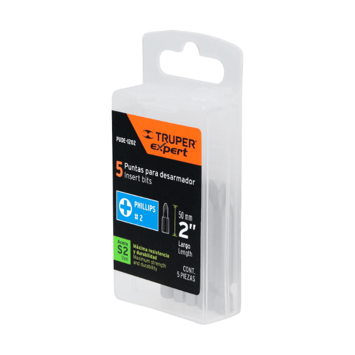 PUNTA PHILLIPS PH2 X 2'' LARGO CAJA 05 UN (PUDE-1202) - TRUPER2