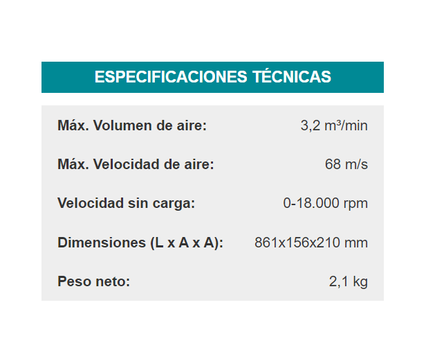 SOPLADOR INALÁMBRICO + BATERÍA 3.0Ah + CARGADOR (DUB186RF) - MAKITA2