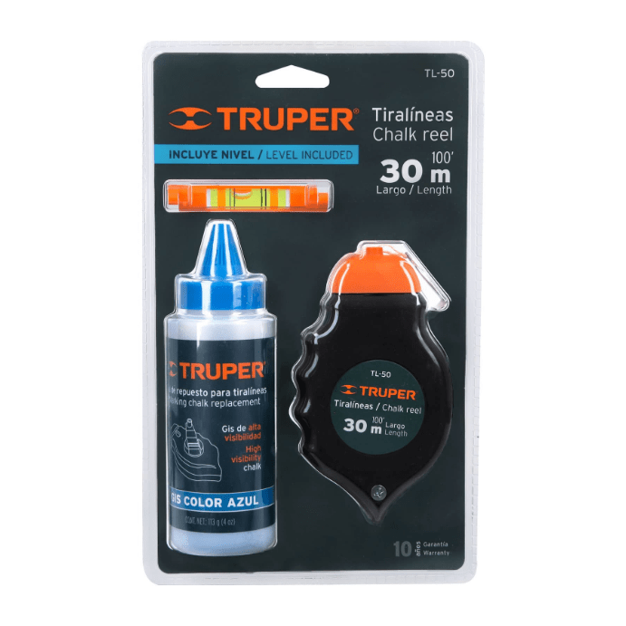 TIZADOR 30 MTS.CON NIVEL (TL-50) - TRUPER2