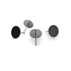 Fresa recta de pie placa metalica redonda