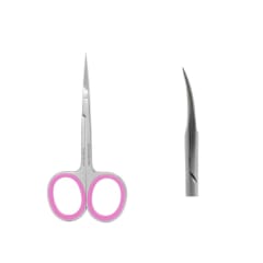 Tijera Para Cutículas Smart 40/3 Staleks Pro Plateado