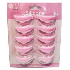 Bigudi Silicone Rosse 5 pares