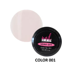 Gel de Construccion Builder Gel #001 Nail Pro Pink Traslucido
