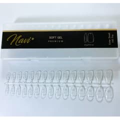 Tips Soft Gel Premium Coffin Extra Small Navi 240unid