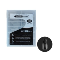 Tips Soft Gel Coffin corto Cherimoya 120unid