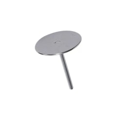 Fresa recta de pie placa metalica redonda 45mm