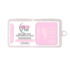 Tips Soft Gel Medium Coffin Dream Nail 120unid
