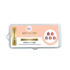 Tips Soft Gel Mix Color Medium Almond Dream Nail 140unid