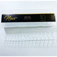 Tips Soft Gel Premium Almond Extra Small Navi 240unid