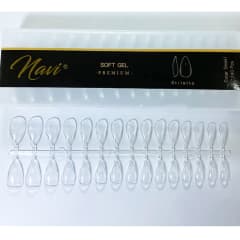 Tips Soft Gel Premium Stiletto Extra Small Navi 240unid