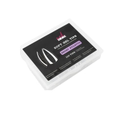 Tips Soft Gel Short Stiletto Nail Pro 110unid
