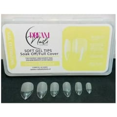 Tips Soft Gel Small Almond Dream Nail 120unid