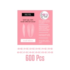 Tips Soft Gel Bolsa Small Stiletto Dream Nail 600unid