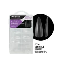 Tips Soft Gel Stiletto Mia Secret 120unid