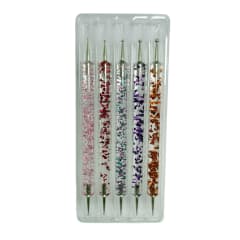 Kit de 5 punteros escarchados de colores