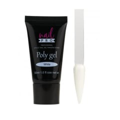 Polygel White Nail Pro