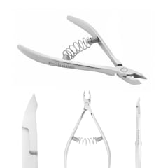 Corta Cutículas Expert 91 5mm Staleks Pro Plateado