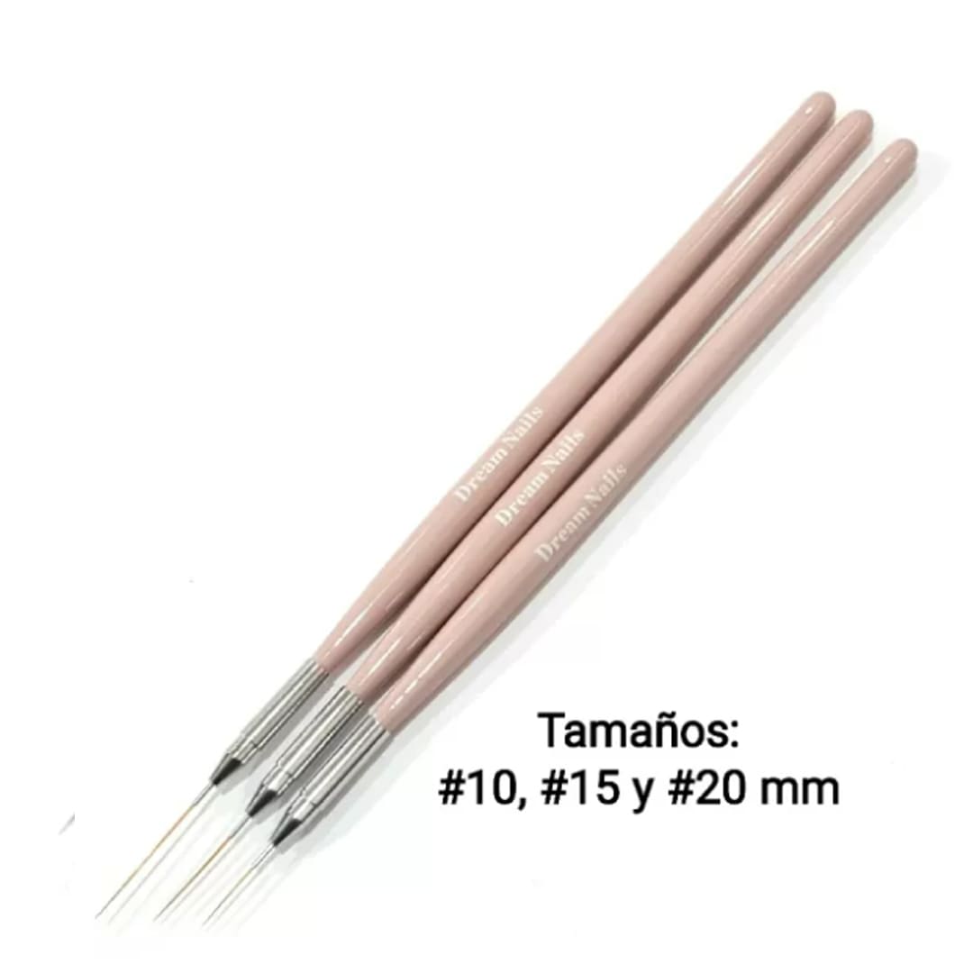 Set 3 Liner Dream Nail (10,15 Y 20MM)1