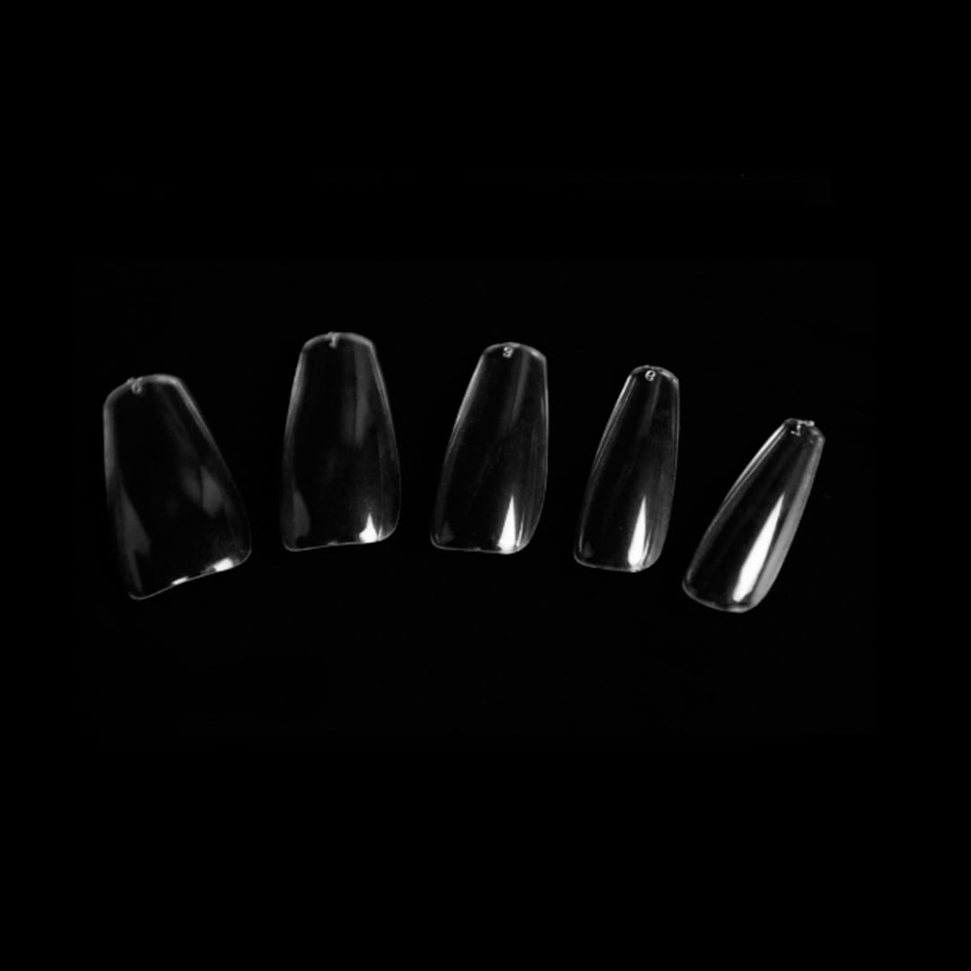 Tips Soft Gel Coffin Cherimoya 120unid1