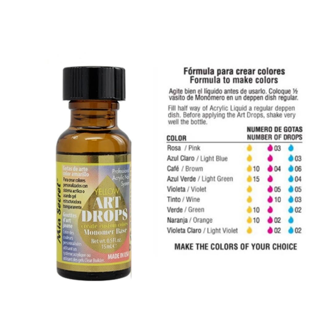 Gotas de Arte Art Drops Yellow Mia Secret1