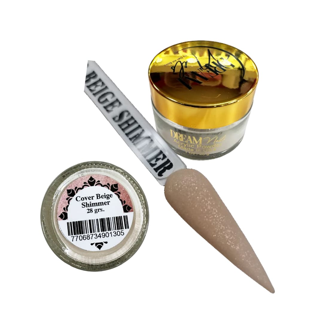 Acrilico Cover Beige Shimmer Dream Nail 28gr2