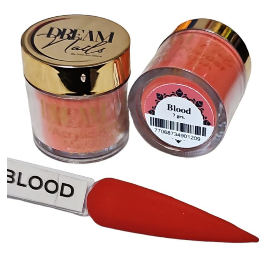 Acrilico de color Blood Dream Nail 7 gr1