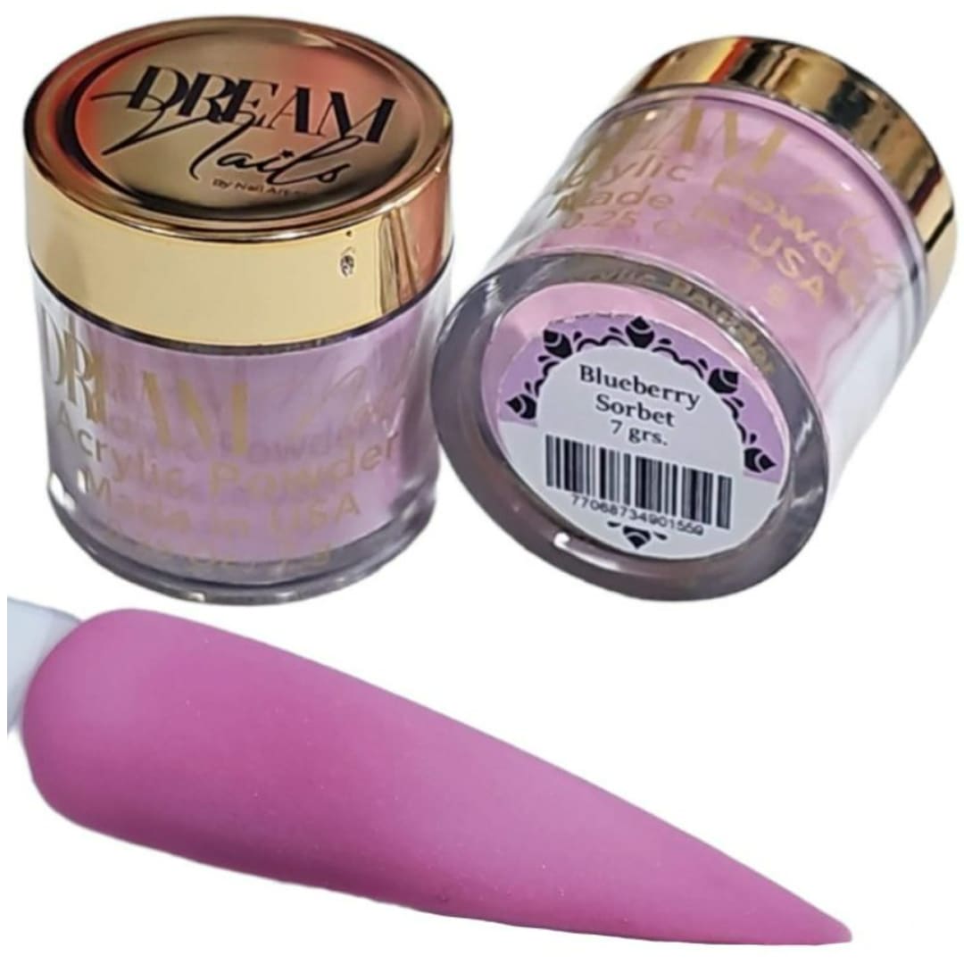 Acrilico de color Blueberry Sorbet Dream Nail 7gr1