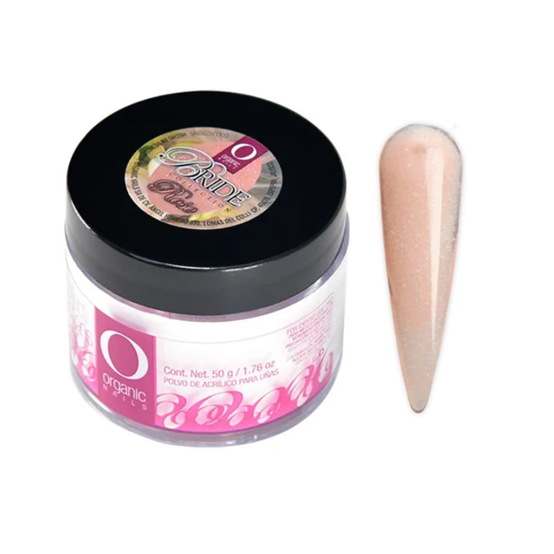 Acrilico Bride Rose Organic 50g  (Con Glitter)1