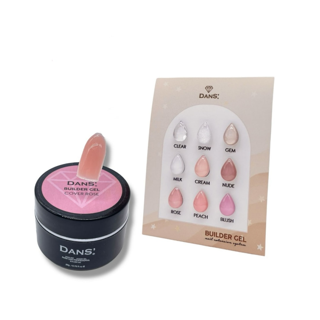 Gel constructor Builder Gel Rose Dans 18gr1
