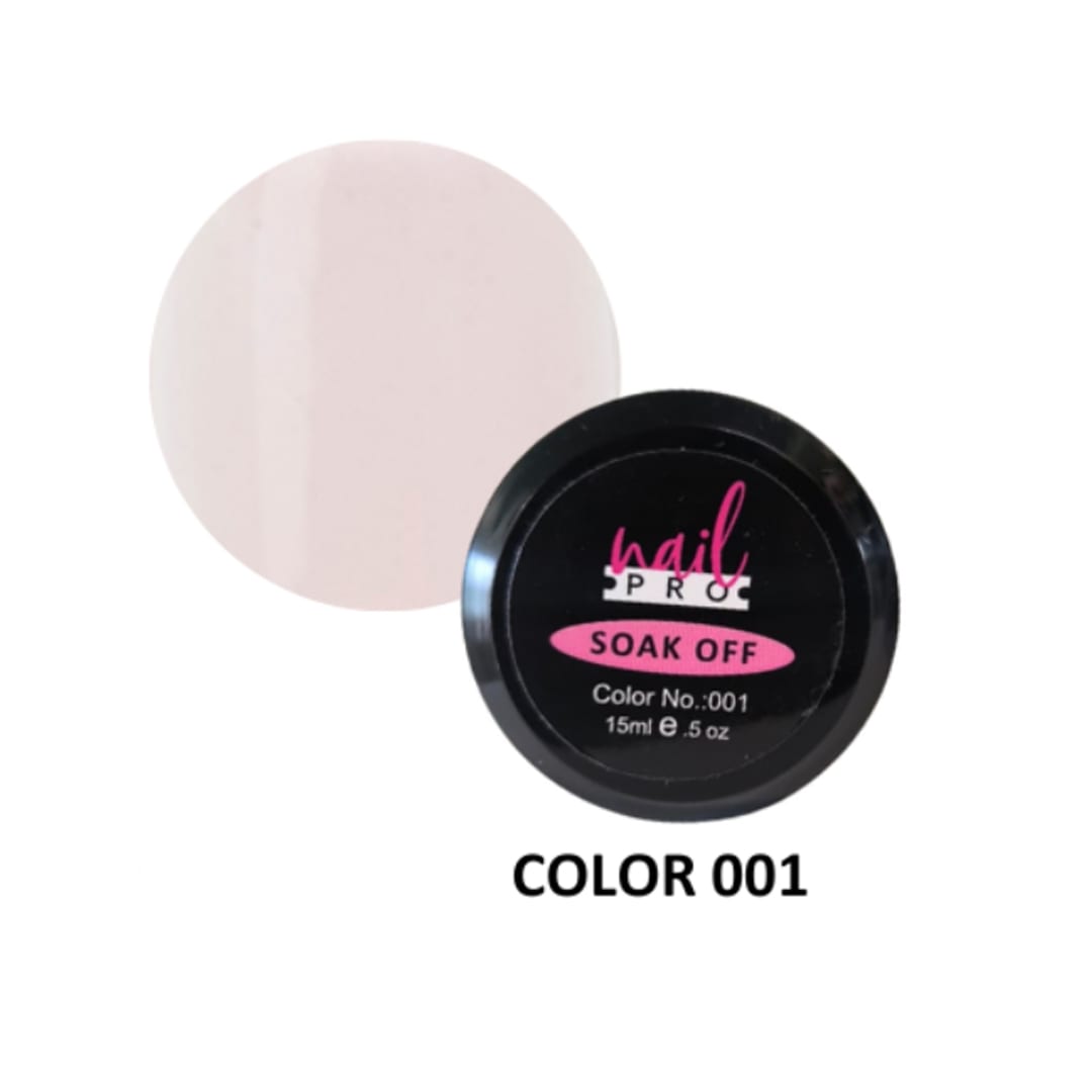 Gel de Construccion Builder Gel #001 Nail Pro Pink Traslucido1