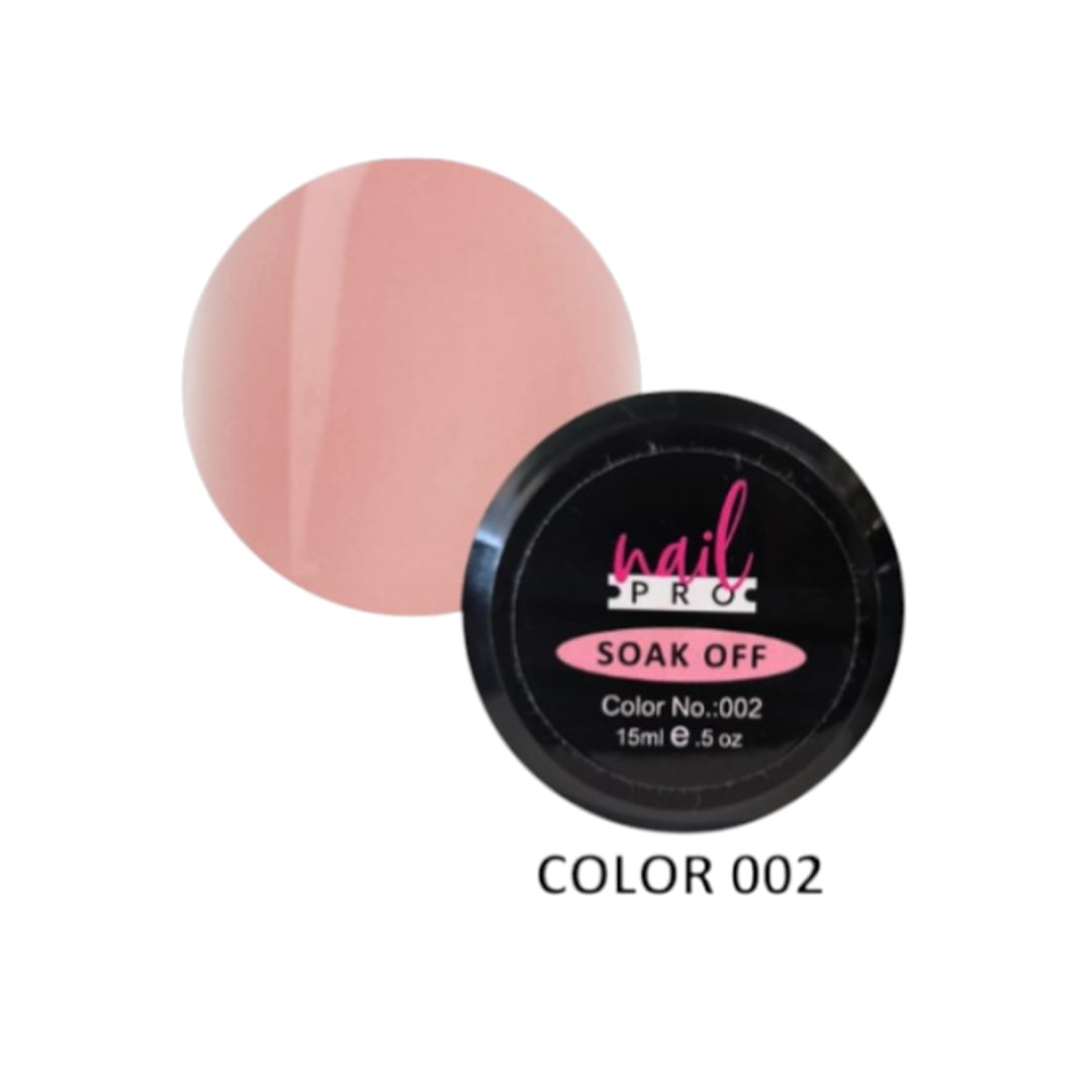 Gel de Construccion Builder Gel #002 Nail Pro Nude Pink1