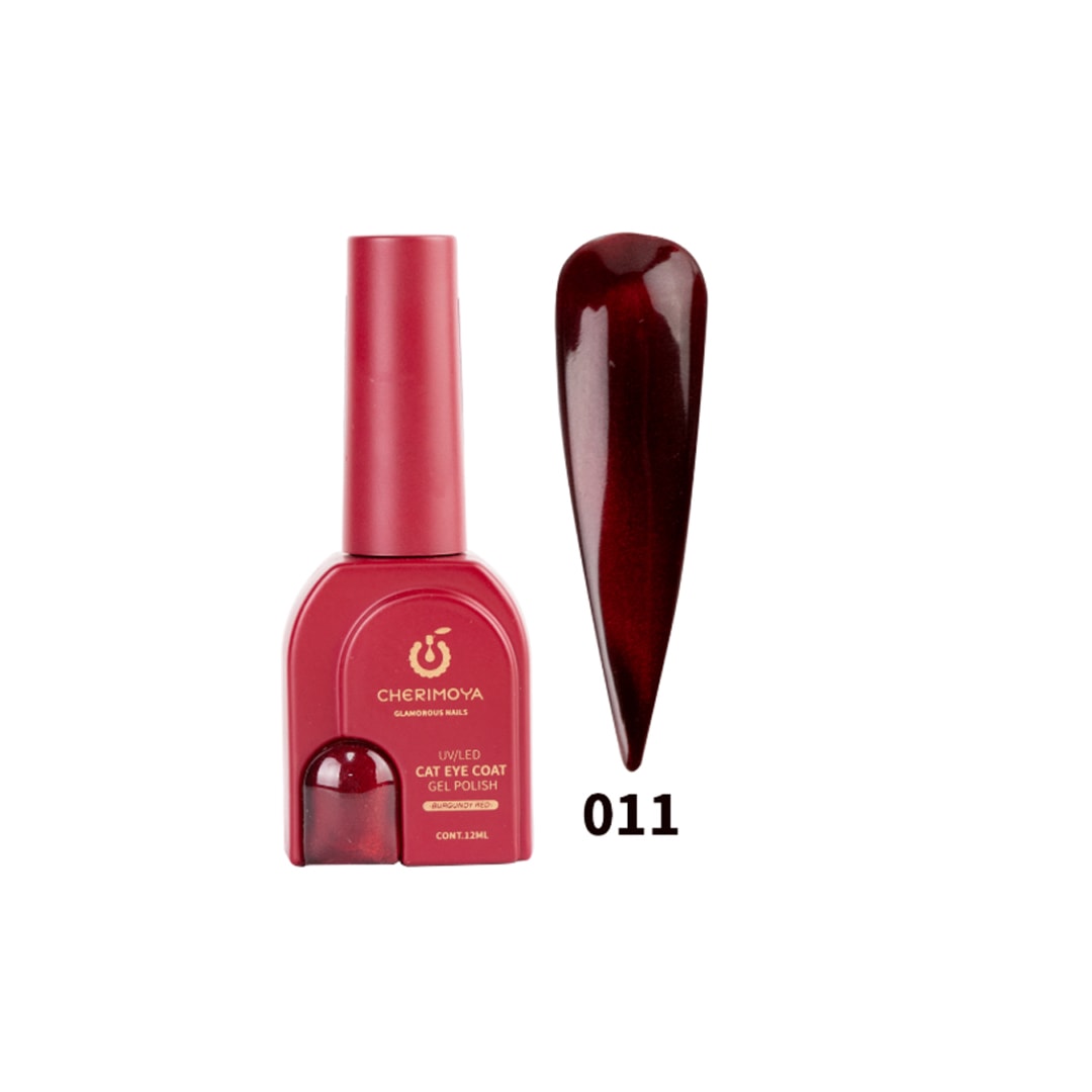 Esmalte Ojo de Gato Burgundy #011 Cherimoya1