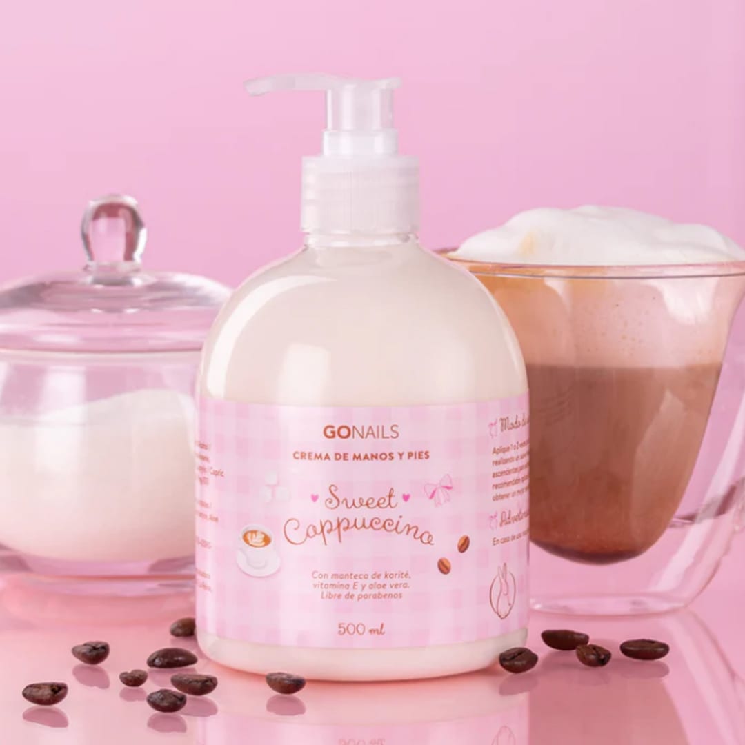 Crema De Manos Y Pies Sweet Capuccino Gonails 500ml1