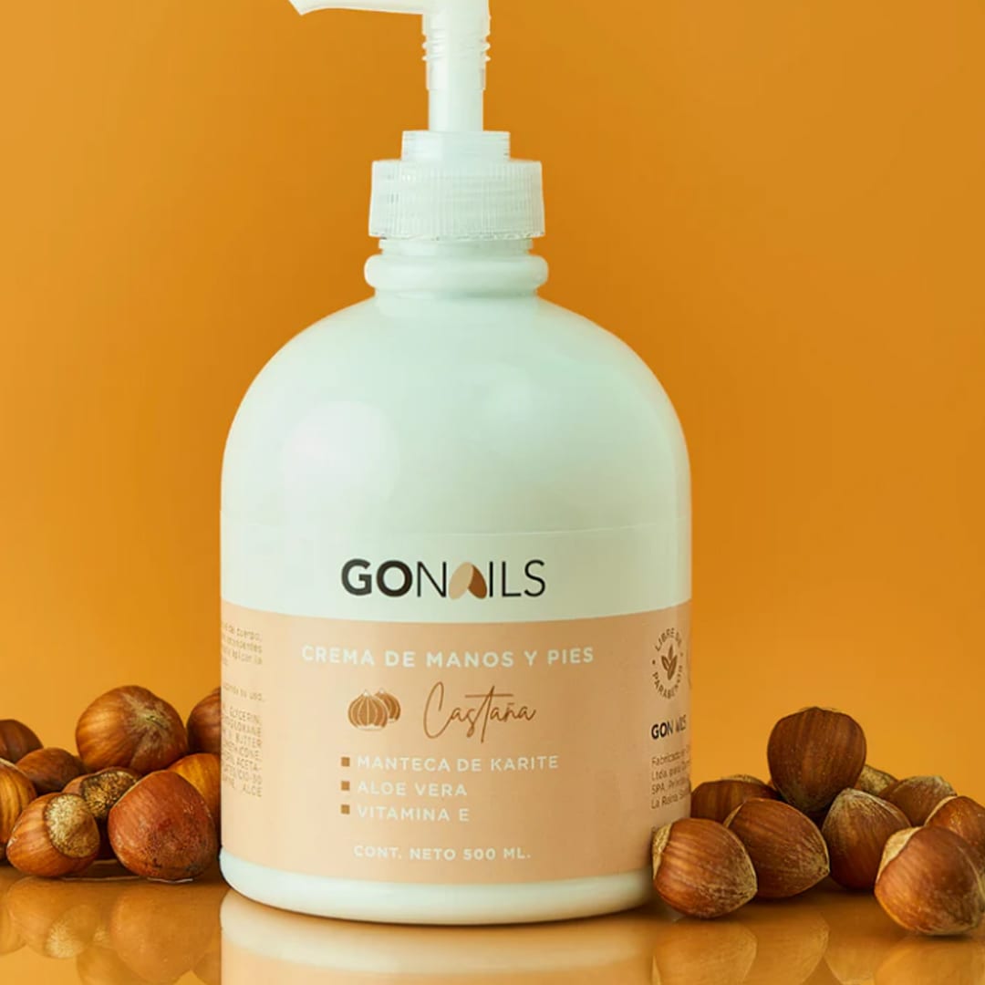 Crema De Manos Y Pies Castaña Go Nails 500ml1