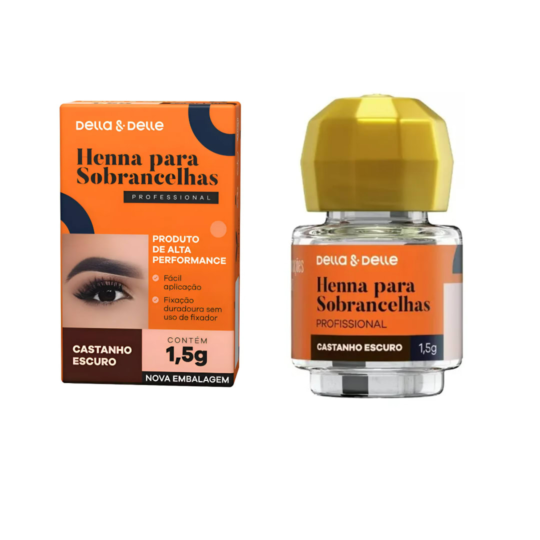 Henna Della y Delle Castaño Oscuro 1.5gr1